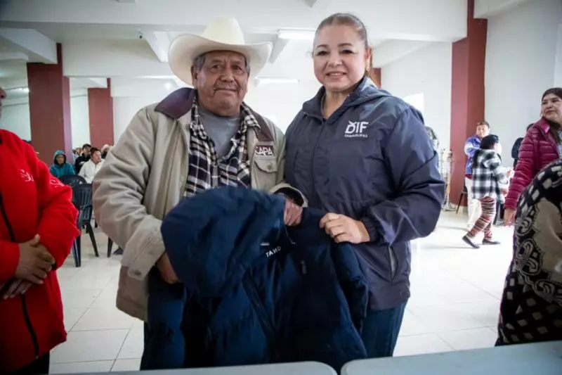 Abriga DIF Tamaulipas a familias vulnerables ante las bajas temperaturas