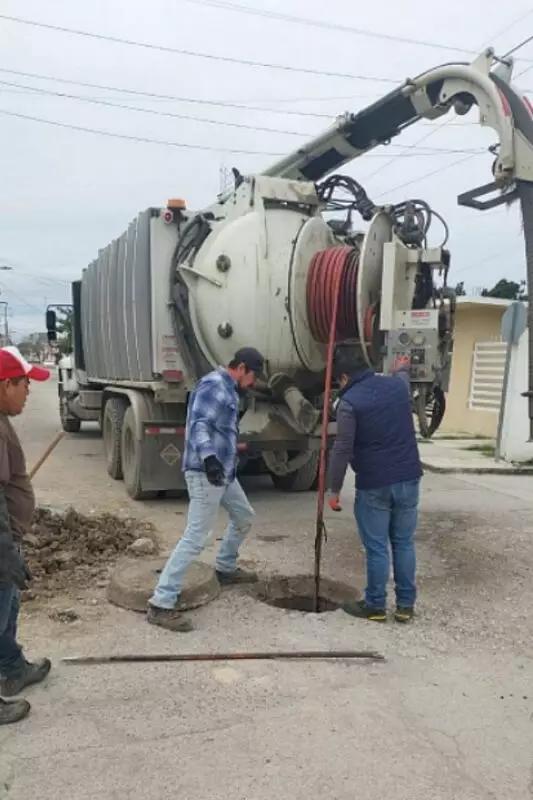 Realiza Secretaría de Recursos Hidráulicos trabajos de sondeo y desazolve en Aldama y Soto la Marina