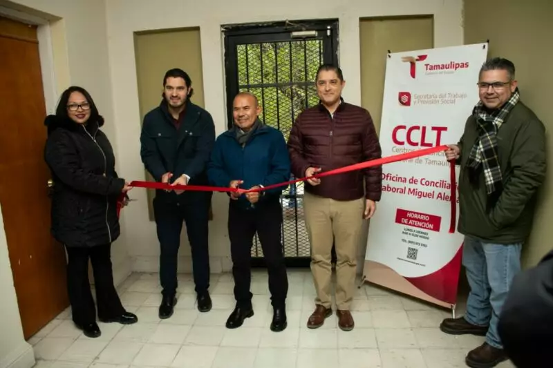 Inauguran Oficina Regional del Centro de Conciliación Laboral de Tamaulipas en Miguel Alemán   