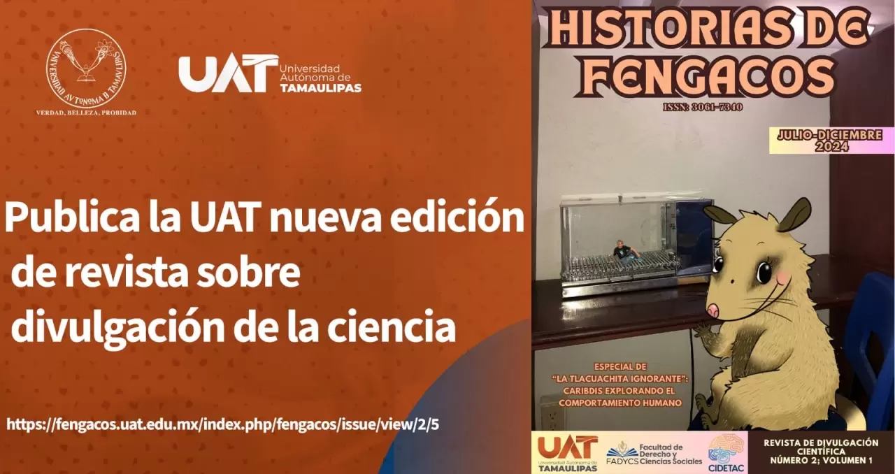 Publica la UAT nueva edición de revista sobre divulgación de la ciencia