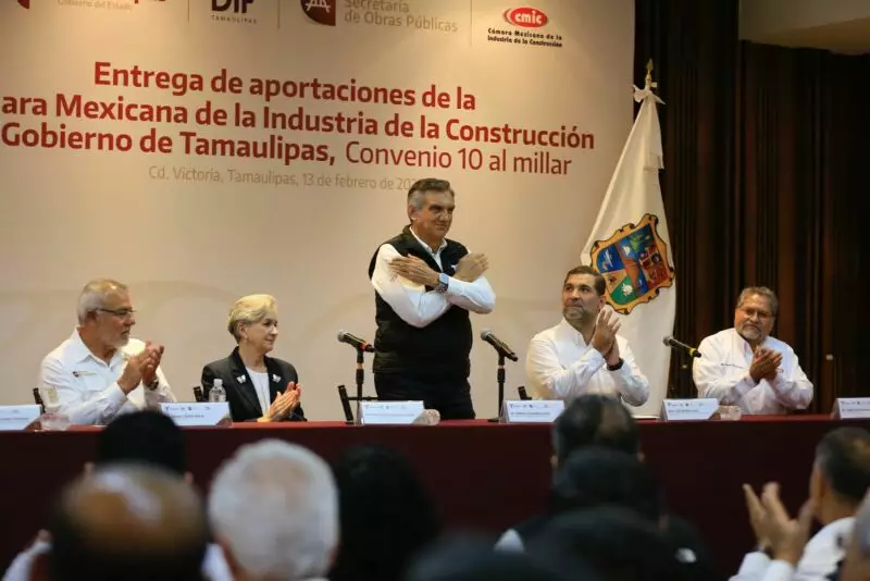 Presidente de la CMIC reconoce liderazgo del gobernador, que fomenta inversiones