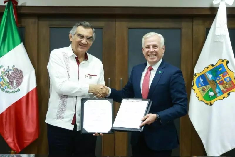 Firma Tamaulipas convenio con el NADBank para impulsar proyectos prioritarios