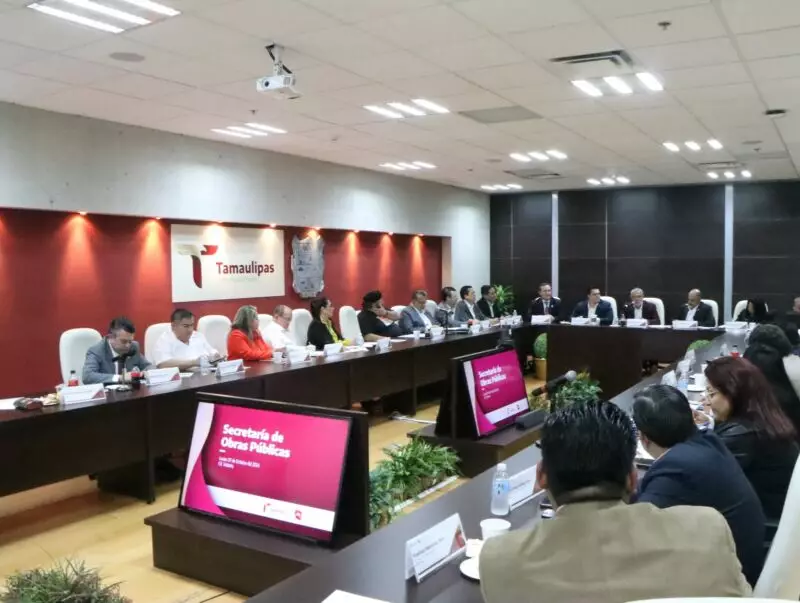 Hacen sinergia Obras Públicas, diputadas y diputados por la transformación de Tamaulipas