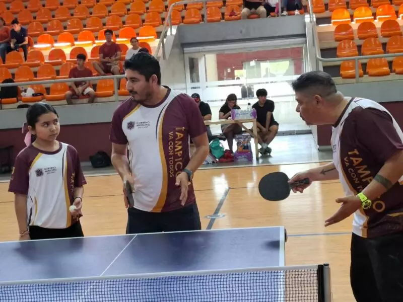 Confirma INDE selección de tenis de mesa para etapa macroregional de los Juegos CONADE 2025