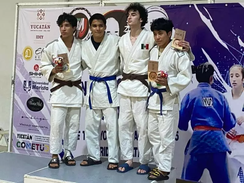 Destacan judocas tamaulipecos en Campeonato Nacional celebrado en Mérida, Yucatán