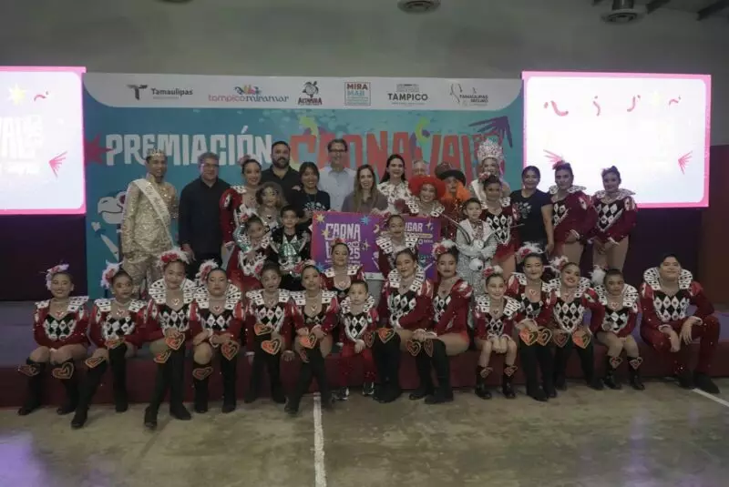 Entregó Secretaría de Turismo 1.3 mdp a lo mejor del Carnaval Tamaulipas 2025