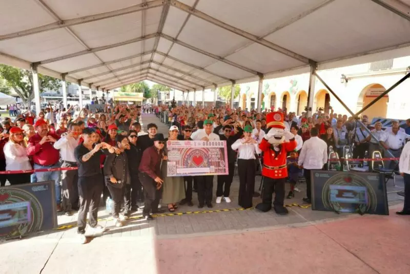Presentan en Tamaulipas Gran Sorteo Especial “México con M de Migrante”