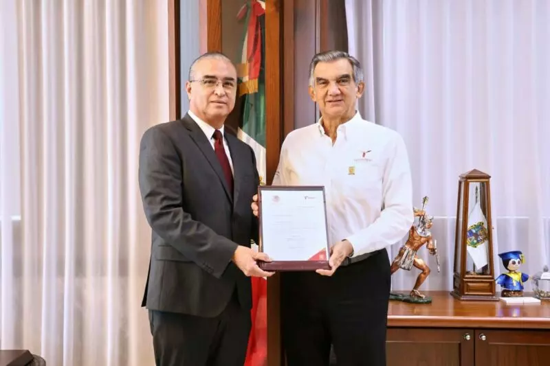 Nombra Américo Villarreal Anaya a Marco Antonio García Barrientos como nuevo consejero jurídico de la Oficina del Gobernador