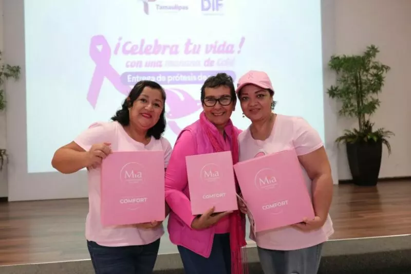 DIF Tamaulipas invita a campañas permanentes de apoyo a mujeres sobrevivientes de cáncer de mama