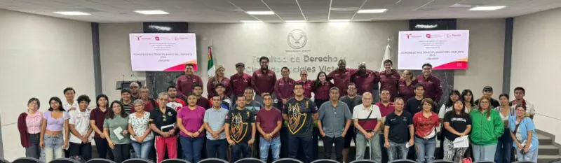 Cumple comunidad deportiva con capacitación en zona centro