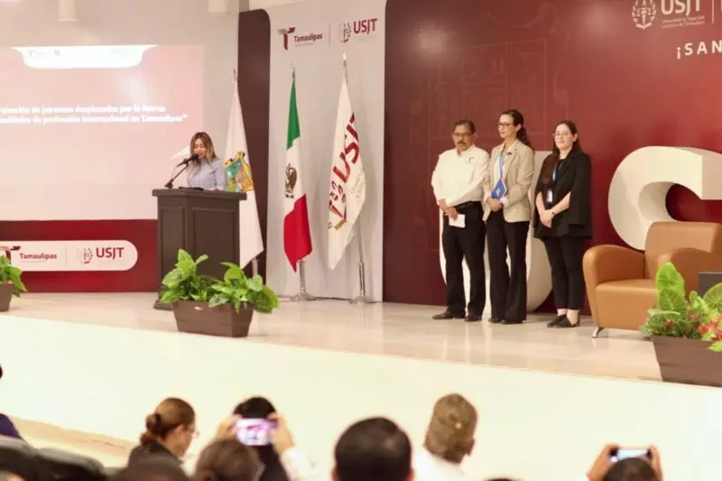 Promueve ITM magna conferencia a servidores públicos y cadetes de la USJT por parte de la ACNUR