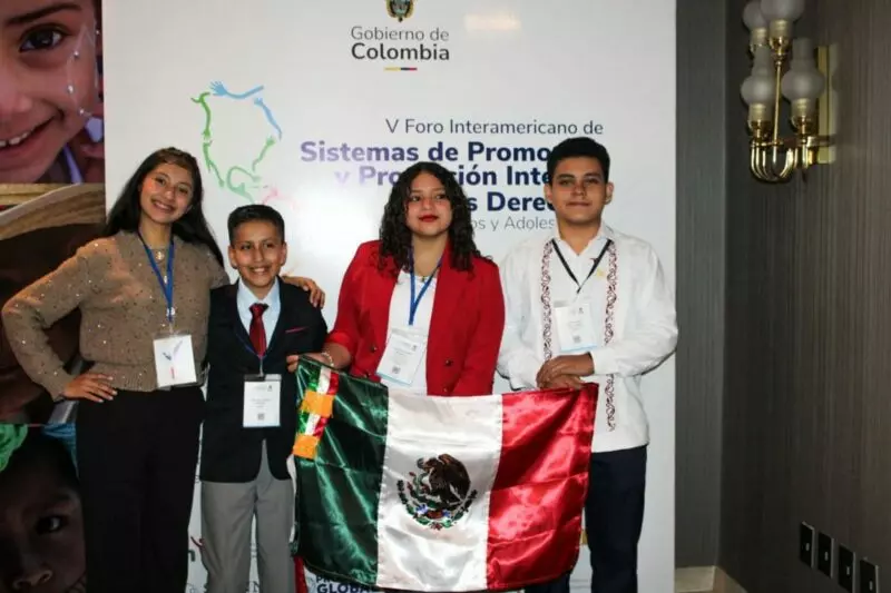 Destaca Tamaulipas en foro internacional sobre derechos de la niñez y adolescencia en Colombia