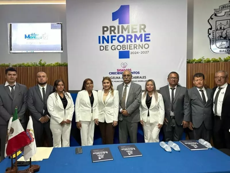 Asiste secretario de Desarrollo Rural al informe de la presidenta de Antiguo Morelos