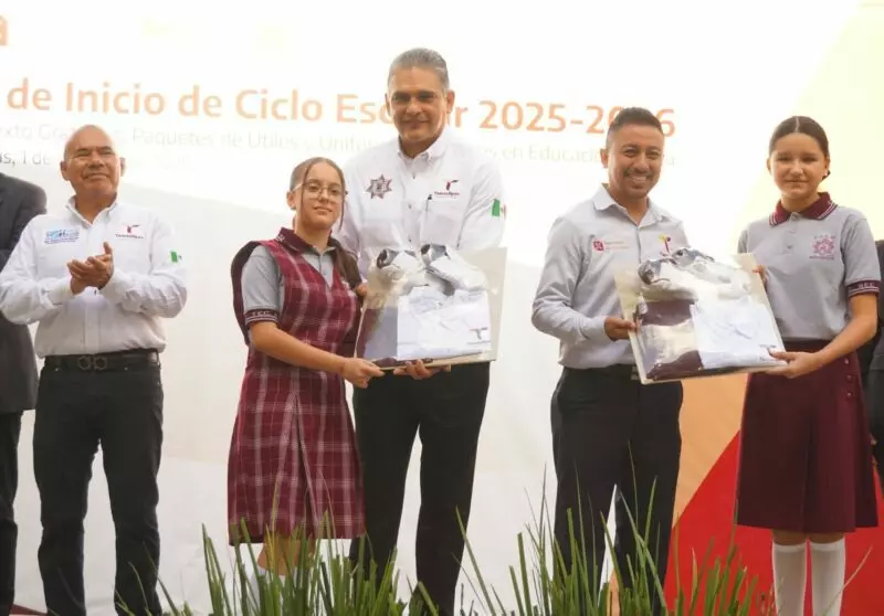 Inaugura titular de la SSPT ciclo escolar 2025-2026 en Miguel Alemán