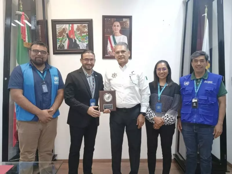 Titular de la SSPT se reúne con personal del Departamento de Seguridad de las Naciones Unidas