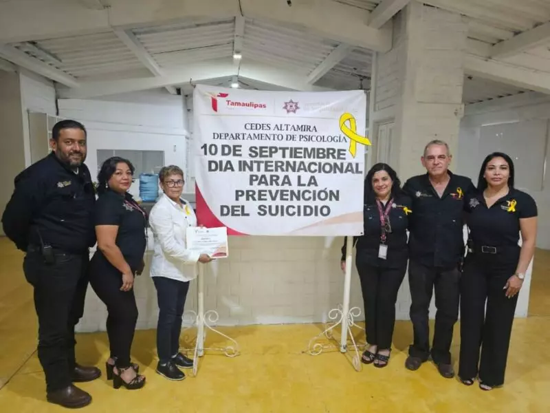 Presentan en CEDES Altamira plática “Suicidio: La Prevención Eres Tú”