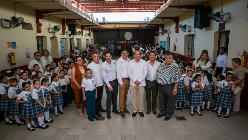 Inaugura titular de la STPS ciclo escolar 2025-2026 en Victoria