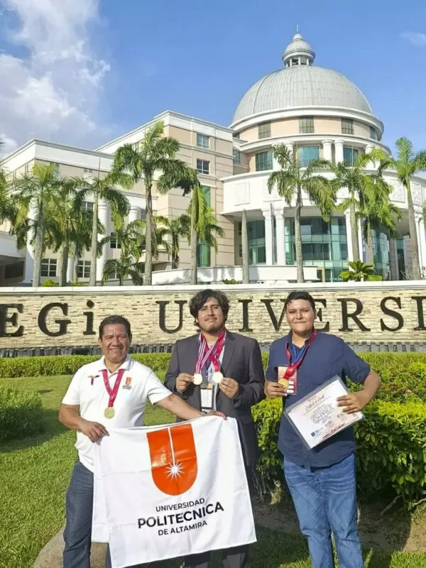 Ganan estudiantes tamaulipecos Competencia y Exhibición Mundial de Invenciones WICE 2025