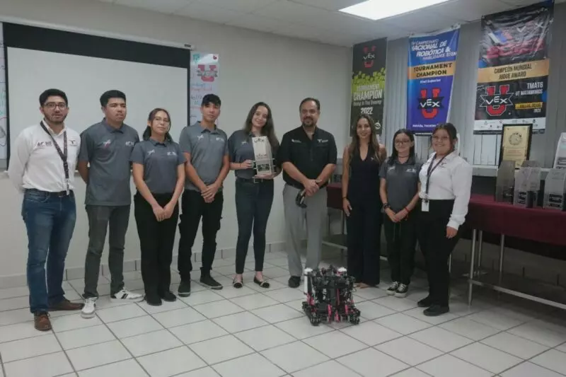 Se consolida UT Matamoros como referente en robótica educativa a nivel nacional e internacional