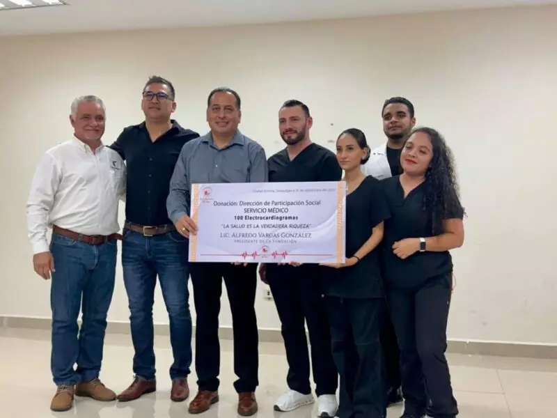 Recibe SET donación de 100 electrocardiogramas para trabajadores educativos